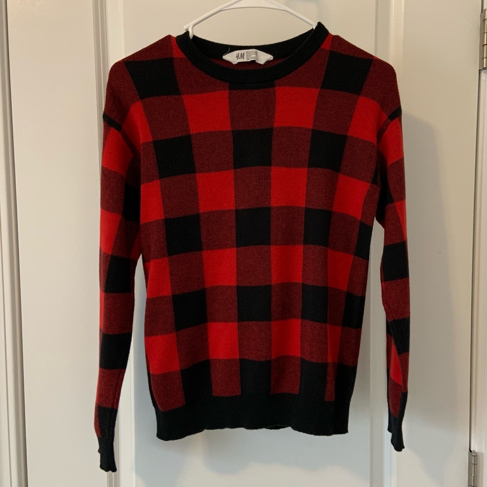 Boys Buffalo Check Sweater